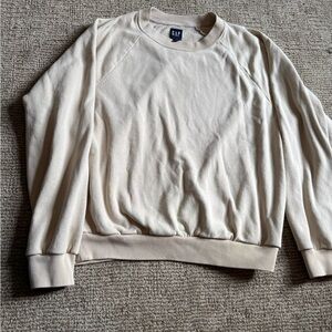 GAP  Cream raglan sweatshirt